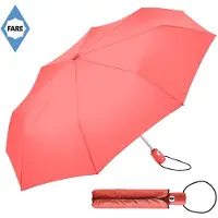 FARE Mini Paraplu - Ø97 cm - AOC - Automatisch openen en sluiten - Windproof - Polyester/Kunststof/Staal - Koraal