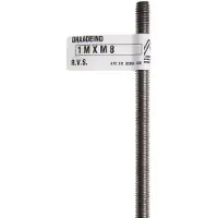 Deltafix draadeind r.v.s. a2 1 m x m 6 din 976 1 st.