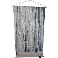 Decostar muurdecoratie Winslow led 110 cm textiel wit