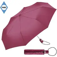 FARE Mini Paraplu - Ø97 cm - AOC - Automatisch openen en sluiten - Windproof - Polyester/Kunststof/Staal - Bordeaux