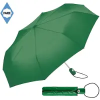 FARE Mini Paraplu - Ø97 cm - AOC - Automatisch openen en sluiten - Windproof - Polyester/Kunststof/Staal - Donkergroen
