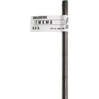 Deltafix draadeind r.v.s. a2 1 m x m 12 din 976 1 st.