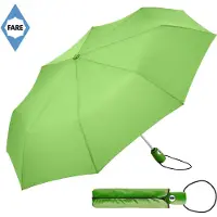 FARE Mini Paraplu - Ø97 cm - AOC - Automatisch openen en sluiten - Windproof - Polyester/Kunststof/Staal - Lichtgroen