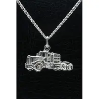 MOOYE ® - Collectie Zilveren Truck ketting hanger