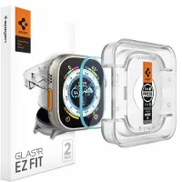 Spigen EZ FIT Glas.tR Screenprotector met applicator voor de Apple Watch Ultra - 49 mm - Transparant