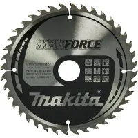 Makita Cirkelzaagblad voor Hout | Makforce | Ø190mm Asgat 30mm 40T - B-32340