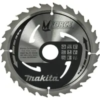 Makita Cirkelzaagblad voor Hout | Mforce | Ø 185mm Asgat 30mm 24T - B-32035