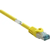 Renkforce RF-5153668, 3 meter, Cat6a, S/FTP (S-STP), RJ-45, RJ-45, geel