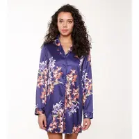 Lingadore Night Nachthemd Ginger Bread | Maat: M | Kleur: Blauw/Print