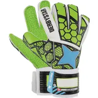 Derbystar Keepershandschoenen - Hexa AGI - Groen/Wit/Blauw - Maat 8.5