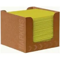 Take dis Kartonnen Dispenser met kiwi Dunisoft Servetten 20cm 50stuks
