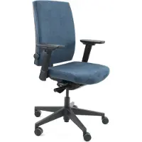 Workliving Eva Comfort Regain - Bureaustoel Ergonomisch (N)EN 1335 - Blauw