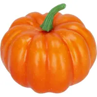 Springos Decoratieve Pompoen - Decoratie - Halloween - Oranje - 8,5 cm