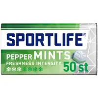 Sportlife 6x Kauwgom Peppermint 50 stuks