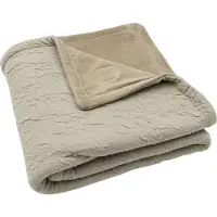 Jollein - Deken Wieg 75x100cm - Wiegdeken, Wiegdekentje, Dekentje Baby - Soft Waves - Olive Green/Velvet