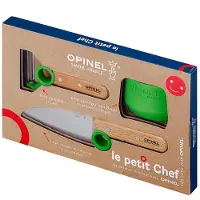 Opinel Le Petit Chef 002577 keukenmessenset, groen