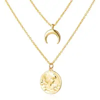LGT JWLS Multilayer Ketting Coin 2 - 2 lagen