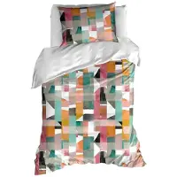 De Witte Lietaer Dekbedovertrek June Percal-140 x 200 / 220 cm | 1-Persoons