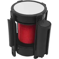 vidaXL Afzetkoord uittrekbaar 200 cm rood