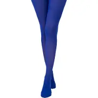 Giulia Panty - Samba 40 - Opaque - Microvezel - 3D - Extreem zacht - Dikke Panty - 40 Den - Large - Deep Blue