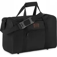 Sarcia.eu Zwarte vliegtuigreistas met beschermende poten 40x20x25cm Zagatto