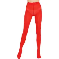 Giulia Panty - Samba 40 - Opaque - Microvezel - 3D - Extreem zacht - Dikke Panty - 40 Den - XLarge - Aurora Red
