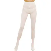 Giulia Panty - Samba 40 - Opaque - Microvezel - 3D - Extreem zacht - Dikke Panty - 40 Den - Medium - Ivory