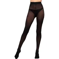 Giulia Panty - Samba 40 - Opaque - Microvezel - 3D - Extreem zacht - Dikke Panty - 40 Den - Medium - Zwart