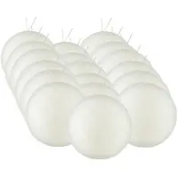 Gerimport 24x stuks kerstballen zilver/wit glitters kunststof 5 cm - Kerstbal