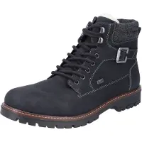 Rieker heren veterboot zwart