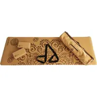 Samarali Moonlight Yoga Cadeaupakket - kurk yogamat / kurk blokken / draagriem / yogatas