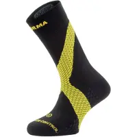 Enforma Socks - Pronatie controle - taping compressie sokken Zwart/Geel M (39-41)
