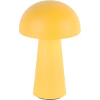 TRIO LED tafellamp Lennon IP44, accu, Touchdim, geel Lennon, dimbaar, geel / oranje, Kunststof, Modern