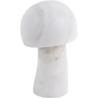 PT Living Decoratie Statue Mushroom Small Marble White