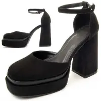 Montevita Hakken Salon Schoen N8 Zwart