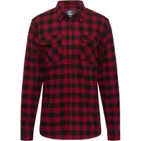 Vintage Industries Overhemd 'Harley' donkerrood / zwart