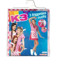 K3 verkleedkleding - verkleedjurk De 3 Biggetjes - 6/8 jaar - Maat 134