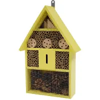 Kinlys Insectenhotel Geel Hout - Insectenhuis - - Geel - 17083