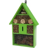 Kinlys Insectenhotel Groen Hout - Insectenhuis - - Groen - 17081