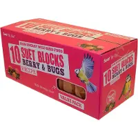 Unipet Vogelvoer Vetblok Berry - 10 stuks - Vogelbad Kopen - - 10910