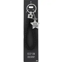 Depesche - Sleutelhanger "Do not forget me!" - motief 005 met de tekst "Rockstar"