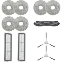Dreame accessoire set voor L10 Prime/L10s Ultra/L10 Ultra, bestaande uit: 1 x hoofdborstel, 2 x zijborstels