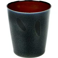 Serax Terres de Rêves beker conisch 250 ml ø 8,5 cm stoneware darkblue-rust