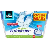 Bison 6x Vochtvreter + 2 Navullingen Neutraal 2 x 900 gr