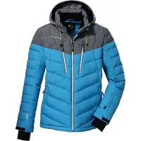 Killtec heren ski jas - ski-jas heren - 38713 - sky blue/antraciet melange - maat XL