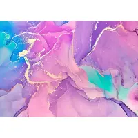 Consalnet Fotobehang - Vlies Behang - Paars en Roze Marmer - 254 x 184 cm