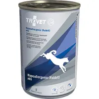 Trovet 6x RRD Hypoallergenic Hondenvoer Nat Konijn 400 gr