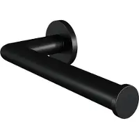 Brauer Toiletrolhouder Black Wandmontage met PVD coating Mat Zwart