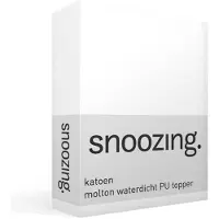 Snoozing katoen molton waterdicht PU topper hoeslaken