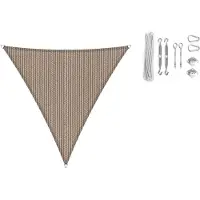 Shadow Comfort driehoek 3,6x3,6x3,6m Mauve met Bevestigingsset